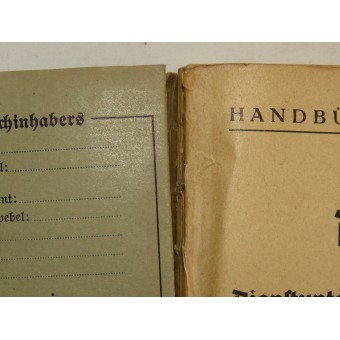 Luftwaffe -lentäjien oppikirja. Handbücher der luftwaffe der flieger. Espenlaub militaria